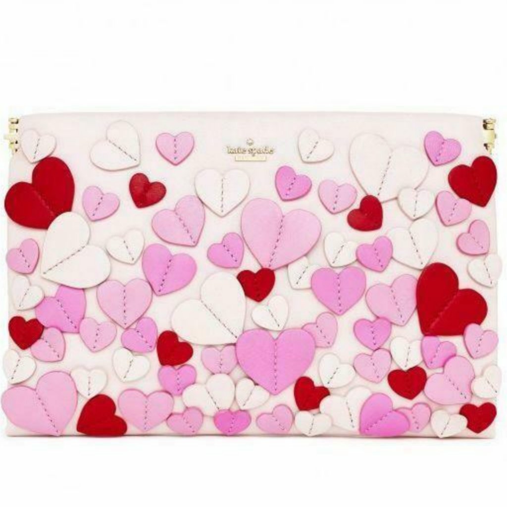 Kate Spade Secret Admirer Pink Hearts Purse Bag